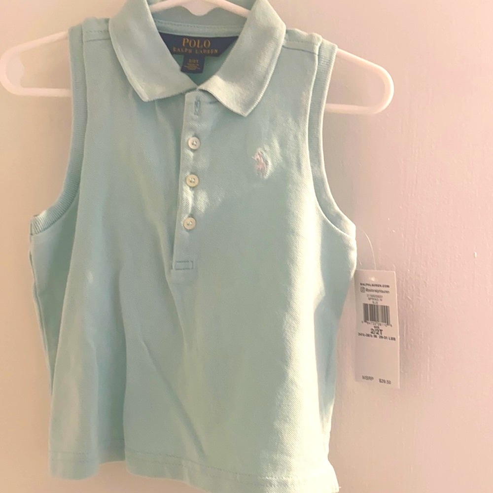 Toddler Sleeveless Polo Shirt